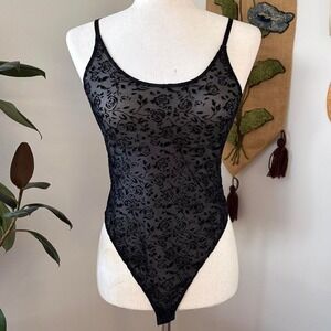Floral Mesh Bodysuit